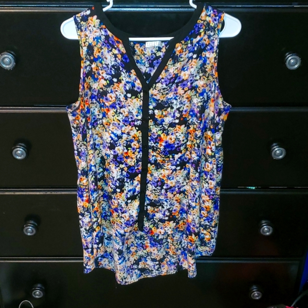 Polyester Floral Blouse